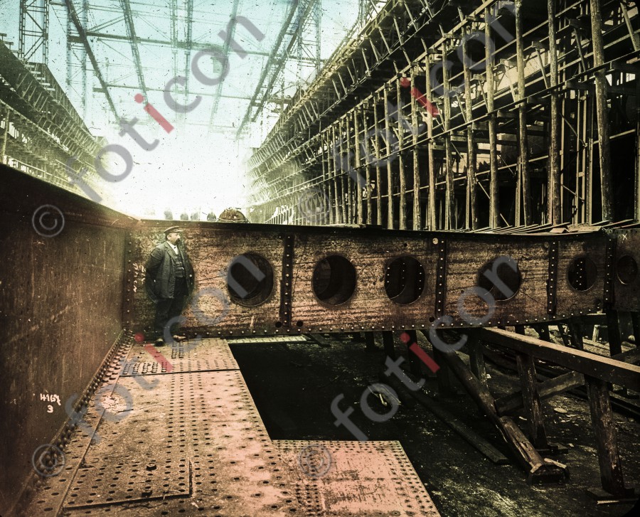 Schott der RMS Titanic | Bulkhead of the RMS Titanic  - Foto simon-titanic-196-068-fb.jpg | foticon.de - Bilddatenbank für Motive aus Geschichte und Kultur